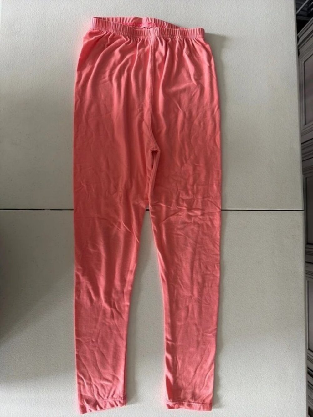 Little girls buttery soft leggings l/xl coral